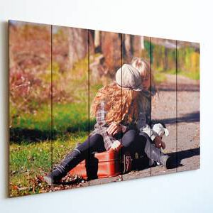 Foto op essenhout 80x80 cm