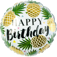 Ballon Happy Birthday Ananas