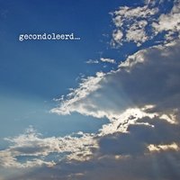 Condoleance kaart met foto van de lucht en wolken