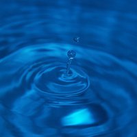 Condoleancekaart met waterdruppel