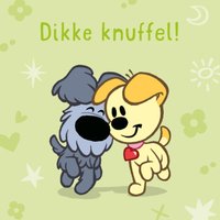 Woezel en Pip | Beterschapskaart Dikke knuffel