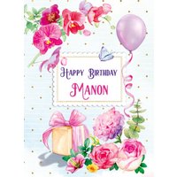 TMS | Verjaardagskaart Met naam Feest