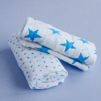 Aden en Anais Swaddles Blue Stars