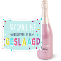 CU4TRO Cava Rosado met geslaagd eigen naam
