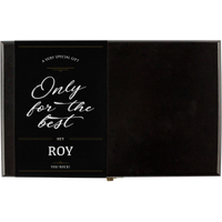 Whisky Chest - 6 soorten whisky only for the best met eigen tekst