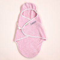 Koeka omslagdoek Venice roze met naam