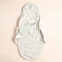 Koeka omslagdoek Venice grijs met naam