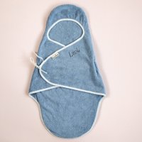 Koeka omslagdoek Venice blauw met naam