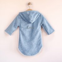 Koeka badjasje Venice blauw met naam