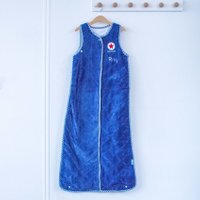 Lief slaapzakje blauw met naam