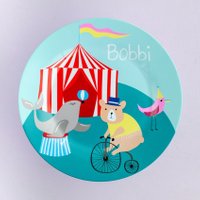Bordje met circus en eigen naam