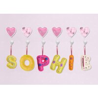 Geboortekaartjes | Roze Meisje Dochter Hart