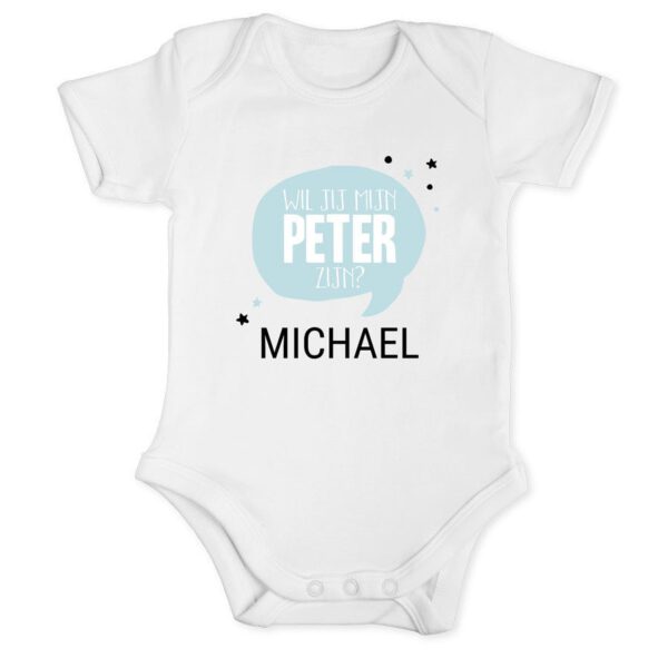 Romper voor peter bedrukken - Wit - 50/56