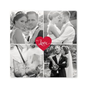 Fotostandaard bedrukken - 15 x 15 cm