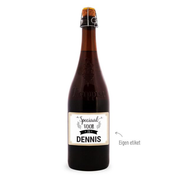 Bier met bedrukt etiket - La Trappe Isid&apos;or