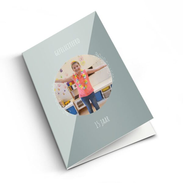 Jubileum kaartje maken - M - Staand
