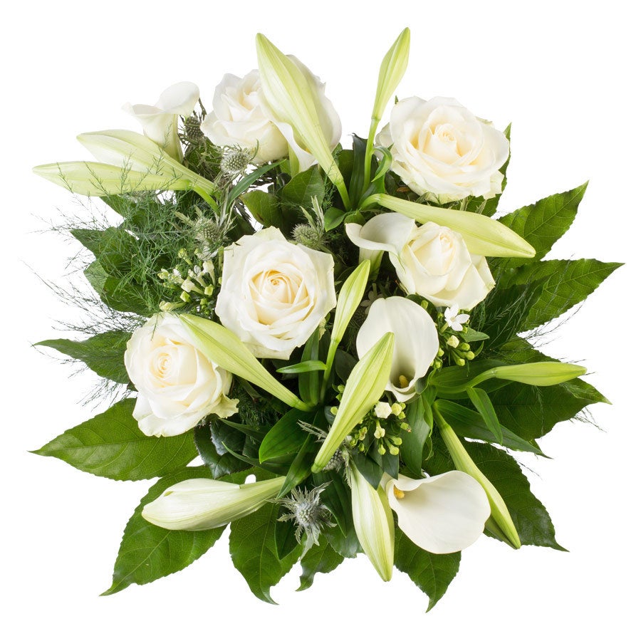 Bloemen - Rouwboeket (Middel)