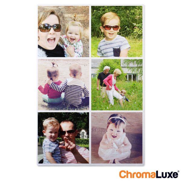 Instacollage aluminium - Geborsteld