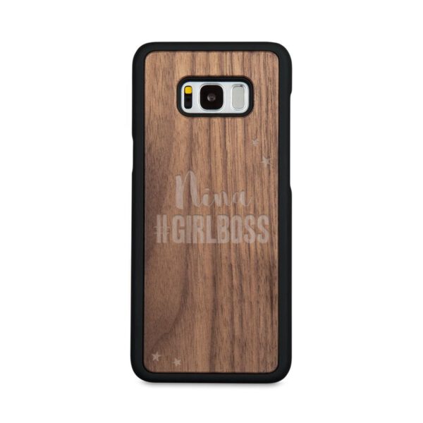 Houten telefoonhoesje graveren - Samsung Galaxy s8 plus