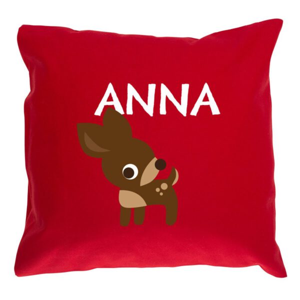 Kinderkussen bedrukken - Rood - 40 x 40 cm