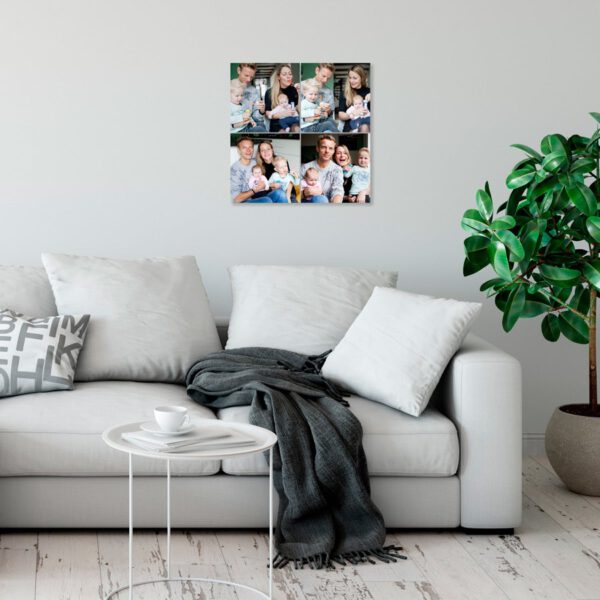 Instacollage fotopanelen bedrukken - 20x20 - Glans (4 tegels)