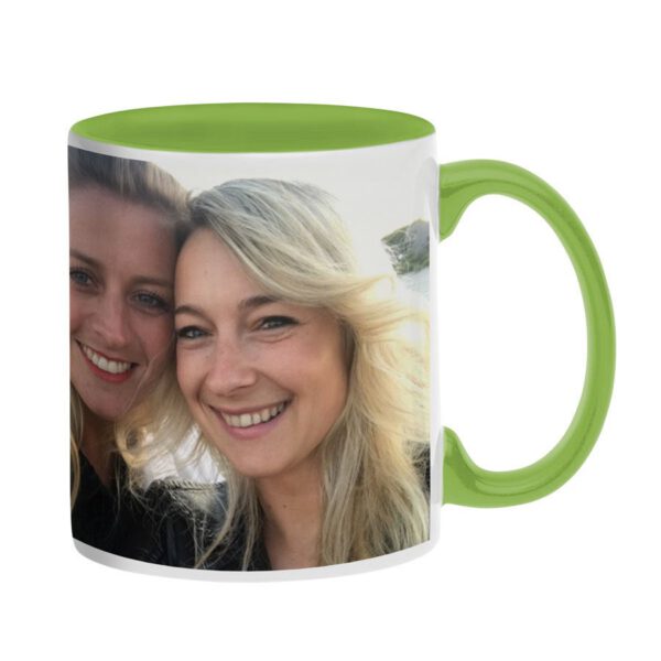Mok met foto bedrukken - Groen