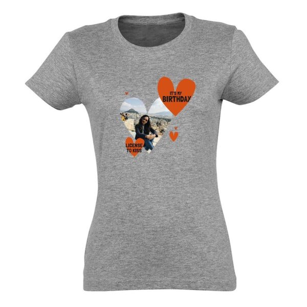 T-shirt voor vrouwen bedrukken - Grijs - S