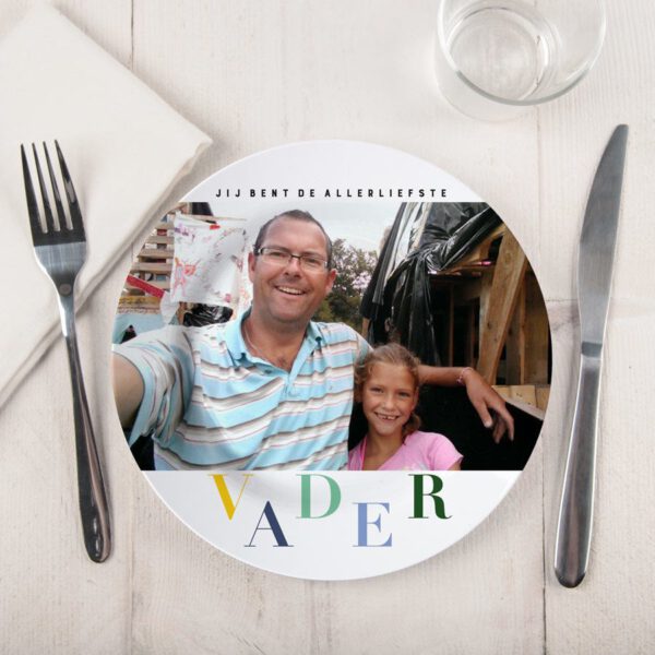 Vaderdag bord bedrukken