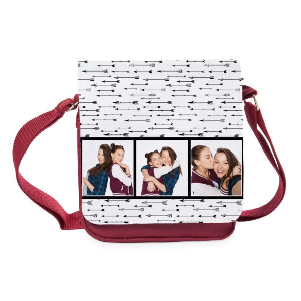 Schoudertas bedrukken - Medium (Rood)