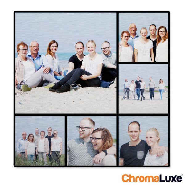 Instacollage aluminium - Geborsteld
