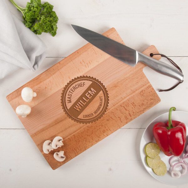 Houten snijplank graveren - Beuken - Rechthoekig - Liggend (L)