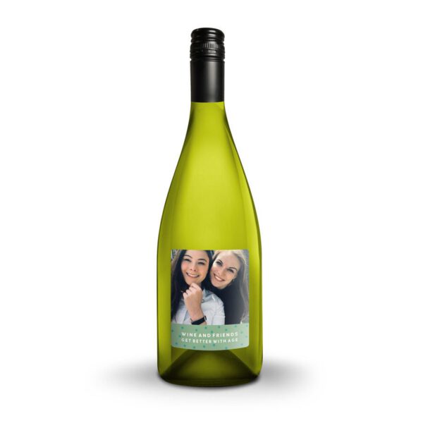 Wijn met bedrukt etiket - Luc Pirlet - Chardonnay