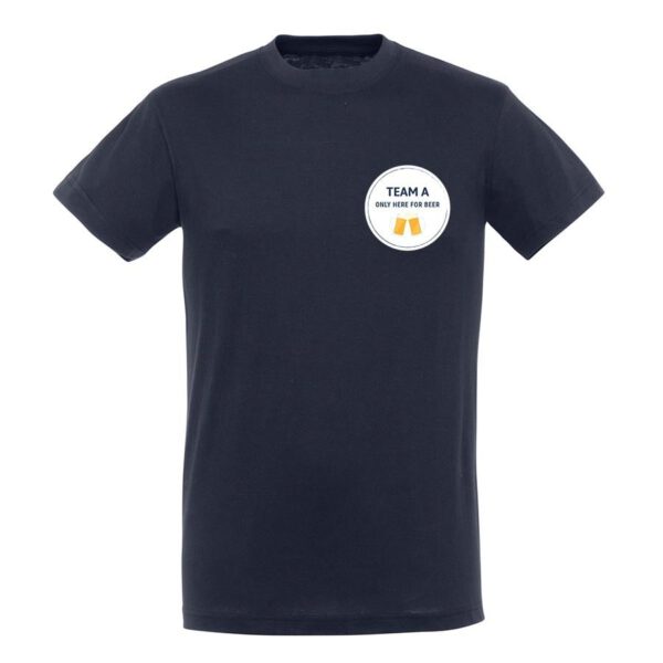 T-shirt voor mannen bedrukken - Navy - S