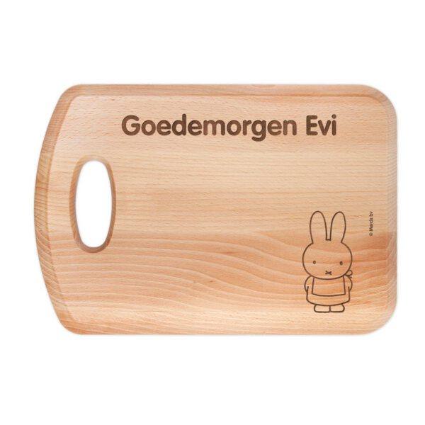 nijntje broodplank graveren - M