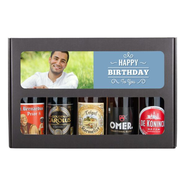 Bierpakket bedrukken - Verjaardag - Belgisch