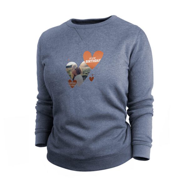 Trui voor dames bedrukken - Indigo - M