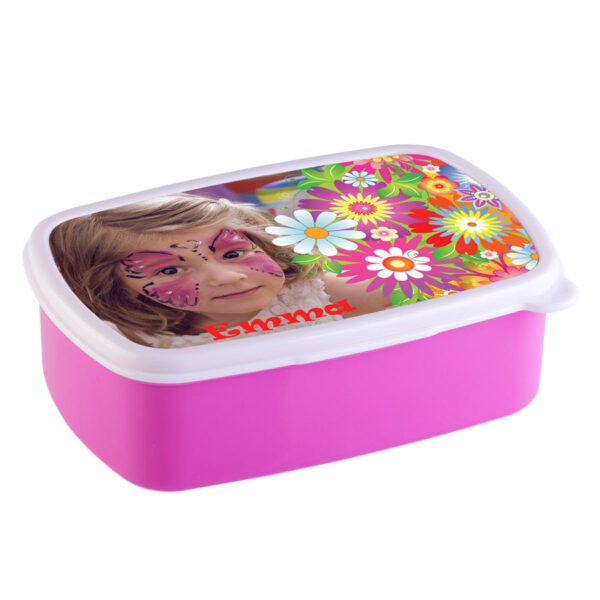 Broodtrommel bedrukken - Roze