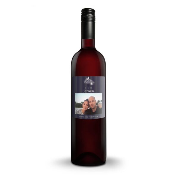 Wijn met bedrukt etiket - Luc Pirlet - Cabernet Sauvignon