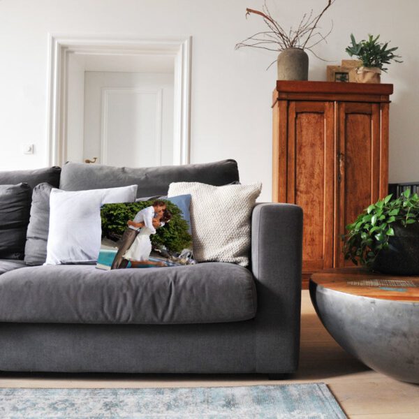 Volledig bedrukt fotokussen - Velours