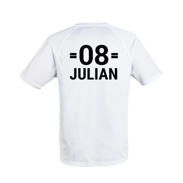 Sportshirt bedrukken - Heren - Wit - XXL