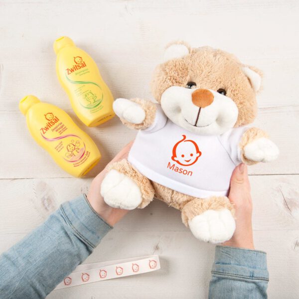 Zwitsal pakket maken - knuffelbeer met naam