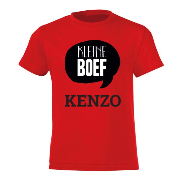 T-shirt voor kinderen bedrukken - Rood - 6 jaar