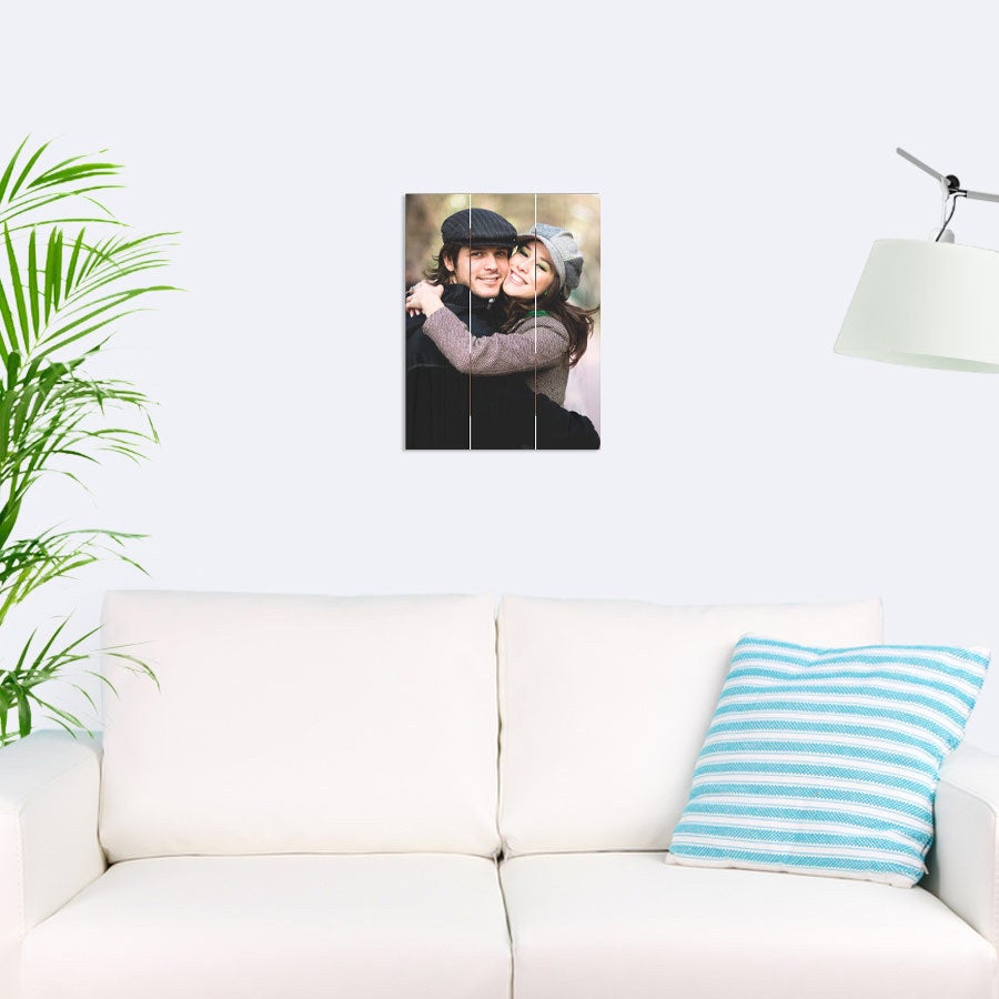 Foto op hout afdrukken - Planken - 30 x 40 cm