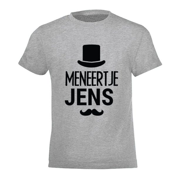 T-shirt voor kinderen bedrukken - Grijs - 6 jaar (110)