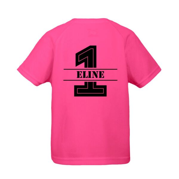 Sportshirt bedrukken - Kind - 4 jaar (roze)