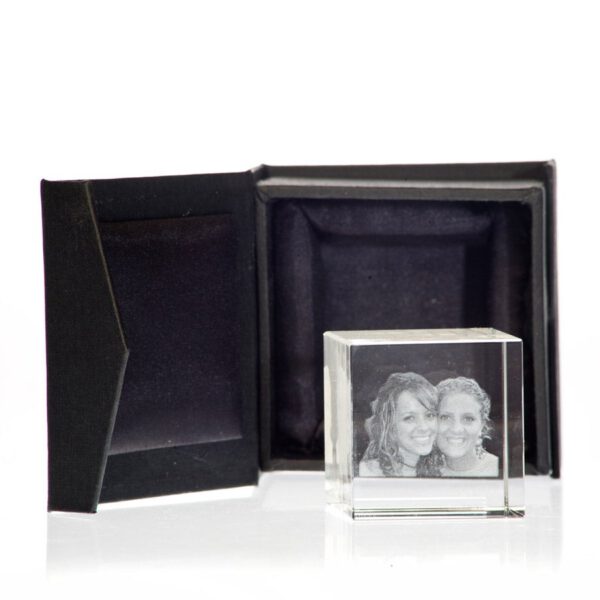 3D foto in glas - 60 x 60 x 60 mm
