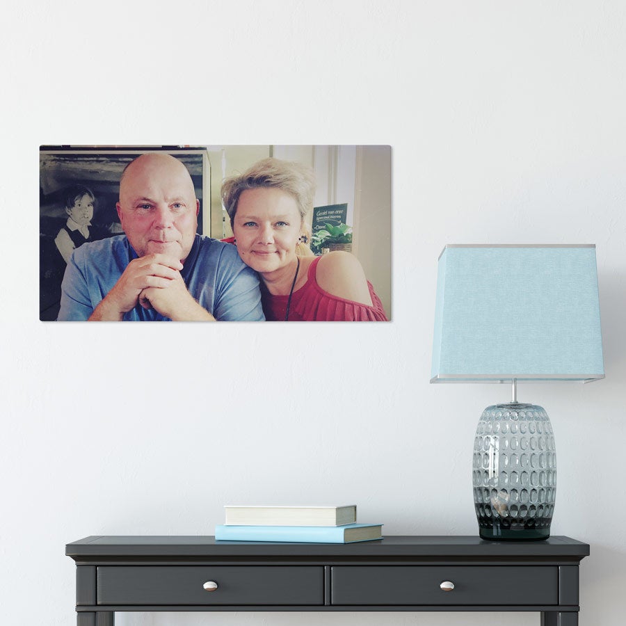 Foto op aluminium afdrukken - Wit (ChromaLuxe) - 60 x 30 cm