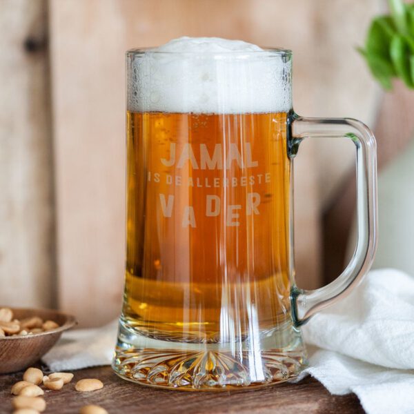 Vaderdag bierpul graveren