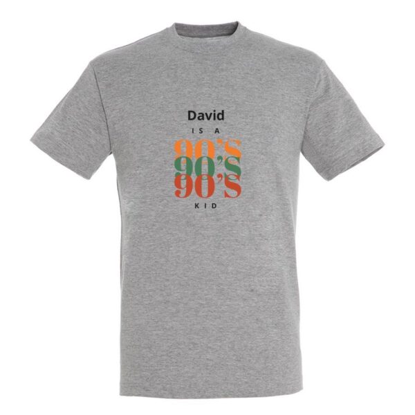 T-shirt voor mannen bedrukken - Grijs - S