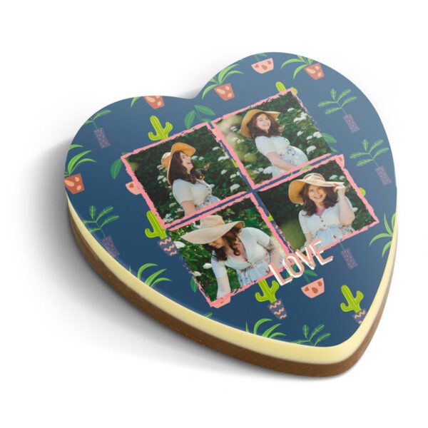 Chocolade hart bedrukken